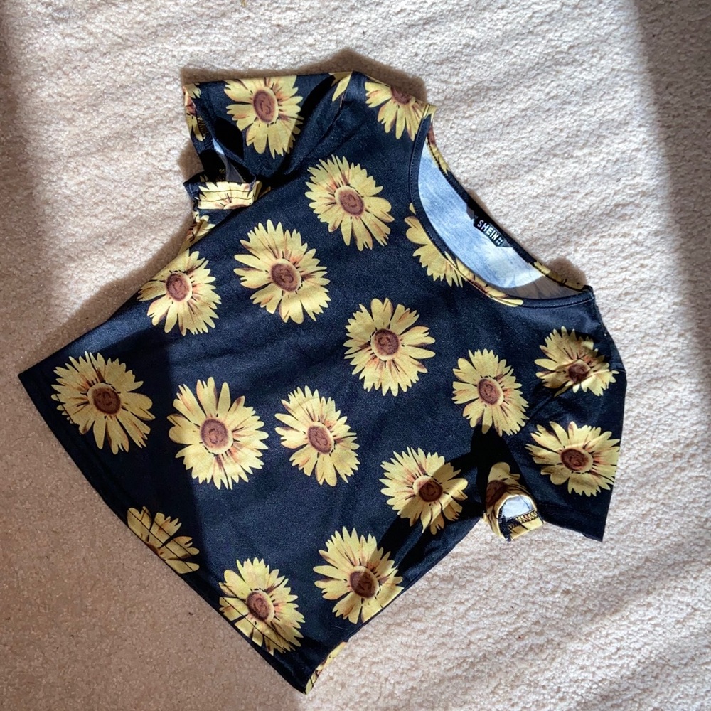 Sunflower Crop Top
